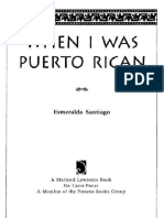 When I Was Puerto Rican by Esmeralda San