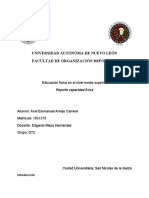 Ed. Fisica Reporte Capacidad Fisica