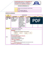 SESION DE APRENDIZAJE #11 Hoy Leeremos Un Texto Reconociendo El Núcleo Del Sujeto.