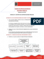 Examen Modulo V - Gestion de Contrataciones Publicas