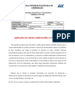 Ensayo Aplicacion Del Calculo Multivariable en Ingenieria - Romel Gualoto