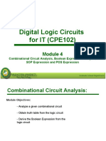 Module 3 - Ckt-Expr Analysis-Sop-Pos