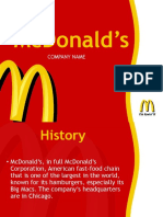 Concept Application of McDonalds