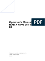 Hiab - X Hipro 358 408 418 - Operators Manual