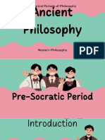 Historical Periods of Philosophy