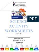 Science Lab Worksheets