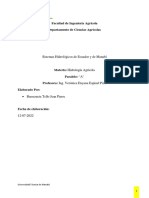 Sistemas Hidrologicos de Ecuador y de Manabi