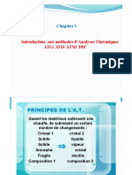 Chapitre 5 Analyses Thermiques