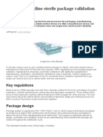 How To Streamline Sterile Package Validation