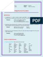 Prepositions