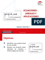 Sesión 2 - PPT - Ecuaciones Lineales-Aplicaciones