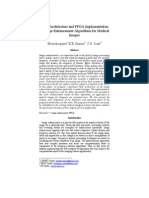 VLSI Architecture and FPGA Implementation of Image Enhancement Algorithms For Medical Images