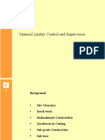 Material Quality Control & Supervision