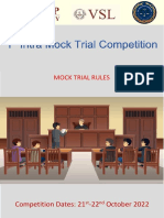 MOOT COURT Rules Trial Advocacy