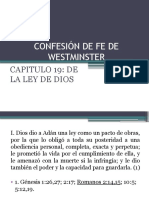 Confesión de Fe de Westminster Cap 19 de La Ley de Dios