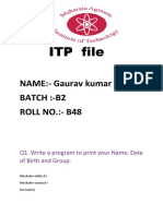 Itp File Abhinav (b70)