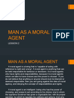 Man As A Moral Agent