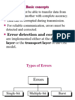 Error Detection Updated