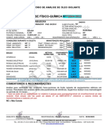 Análise Cromatográfica Nºcr049 - 2009