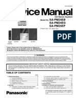 Panasonic SAPM-24-EB Service Manual