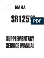 1999 SR125 Suppl Serv Manual