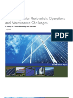 Addressing Solar Photovoltaic Operations and Maintenance Challenges