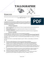 Cristallo Exercices