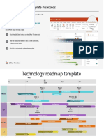 Technology Roadmap Powerpoint Template