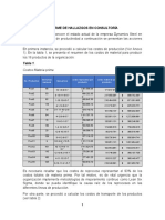 Informe de Hallazgos en Consultoría