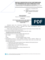 Edaran Upacara Hari Kesaktian Pancasila Di Satuan Pendidikan - Signed