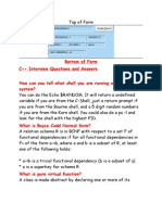 Bottom of Form C++ Interview Questions and Answers How Can You Tell What Shell You Are Running On UNIX System?