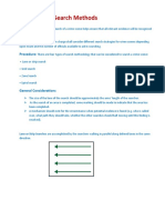 Crime Scene Search Methods