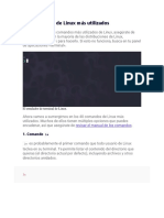 Los Comandos de Linux Más Utilizados