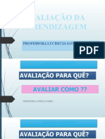 Avaliação Da Aprendizagem (Salvo Automaticamente)