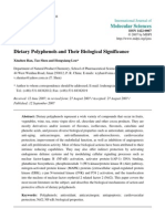 Dietary Polyphenols and Their Biological Significance: Molecular Sciences