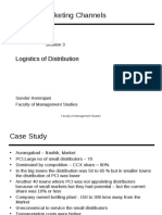 Logistics of Distribution Caselet 2