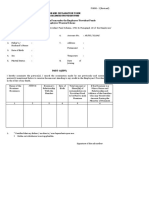 Provident Fund Nomination Form