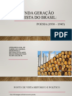 A Segunda Geração Modernista Do Brasil