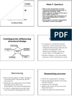 Techno-Structural Interventions: Week 9: Questions