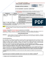 Evaluacion Diagnostica de Ciencia y Tecnologia