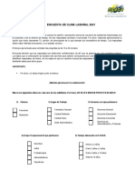 Encuesta de Clima Laboral - Egasa