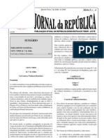 Timor-Leste - Lei Contra A Violência Doméstica - 2010