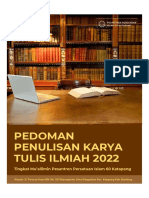 Pedoman Penulisan Karya Tulis Ilmiah 2022