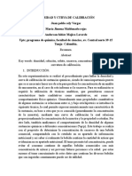 Densidad y Curva de Calibración