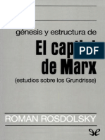 Genesis y Estructura de El Capital de Marx