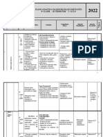 Plano Analítico - Português 8 Classe 2022 - III Trimestre