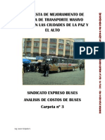 Analisis Comparativo de Precios de Chasis y Encorrozados de Buses