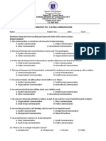 Summative Test Oral Comm