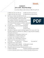 NSEJS-CAMP Assignment - Plant Physiology