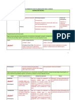 Carta Descriptiva Editable